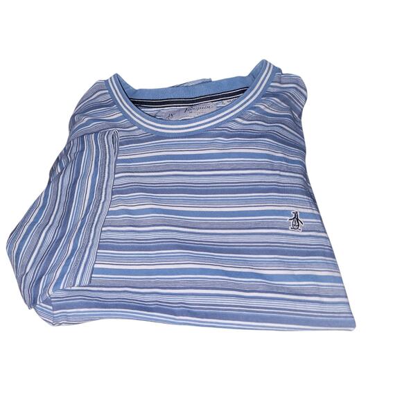 Original Penguin by Munsing Wear Men's striped T-Shirt 100% Cotton 3XL 3TG 3EG - Picture 2 of 7